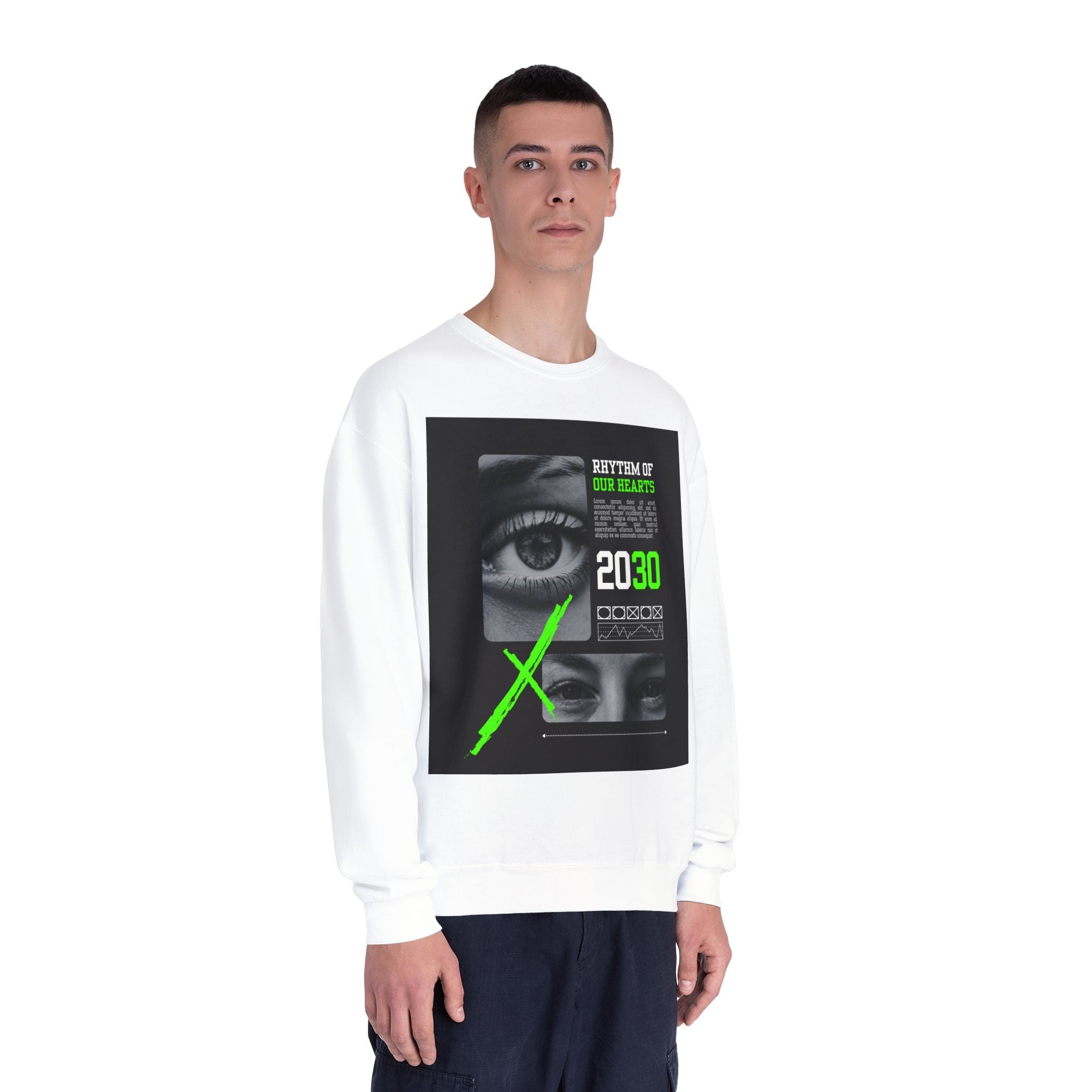Futuristic Graphic Sweatshirt