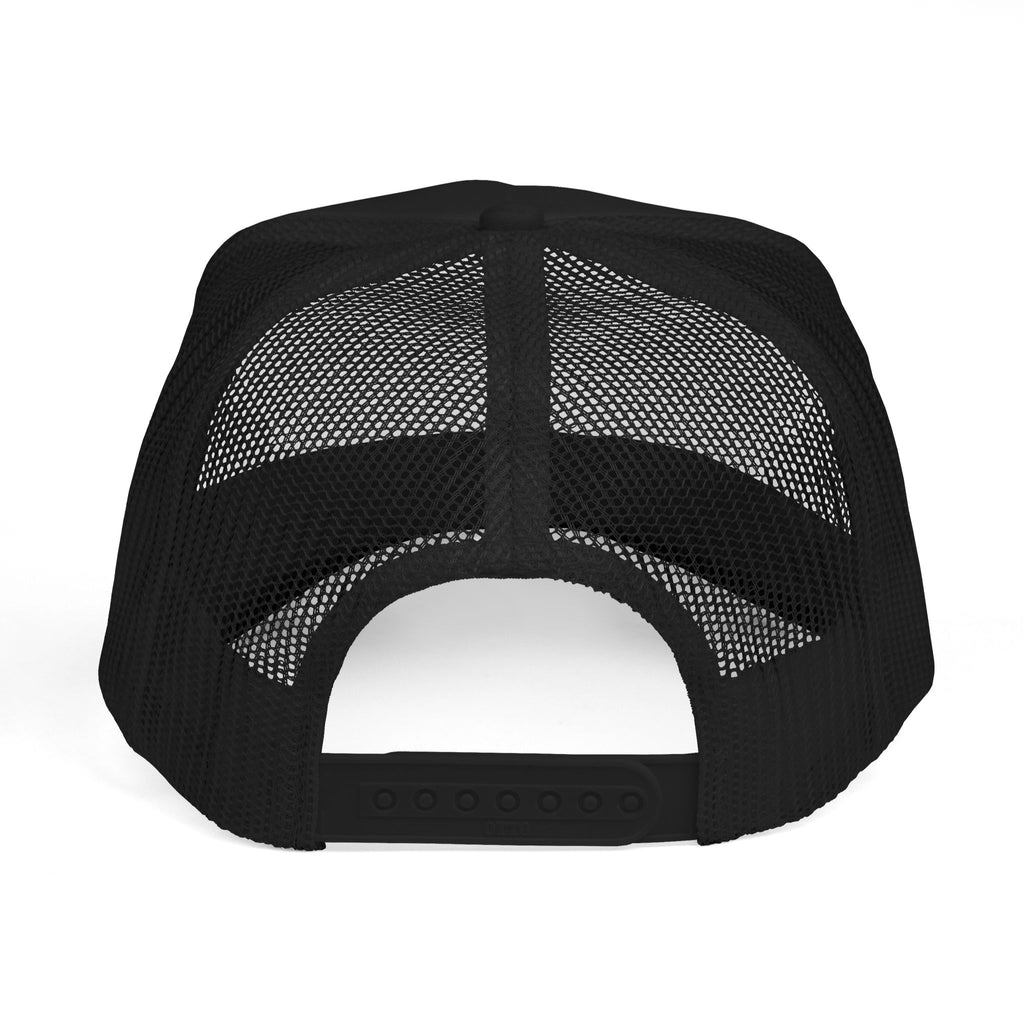 Stylish Foam Trucker Hat with Heart Embroidery
