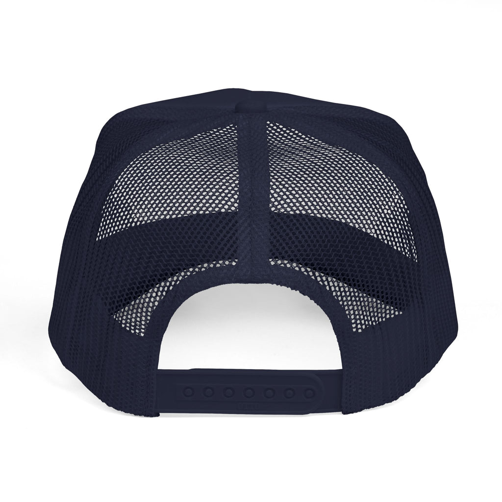 Stylish Foam Trucker Hat with Heart Embroidery