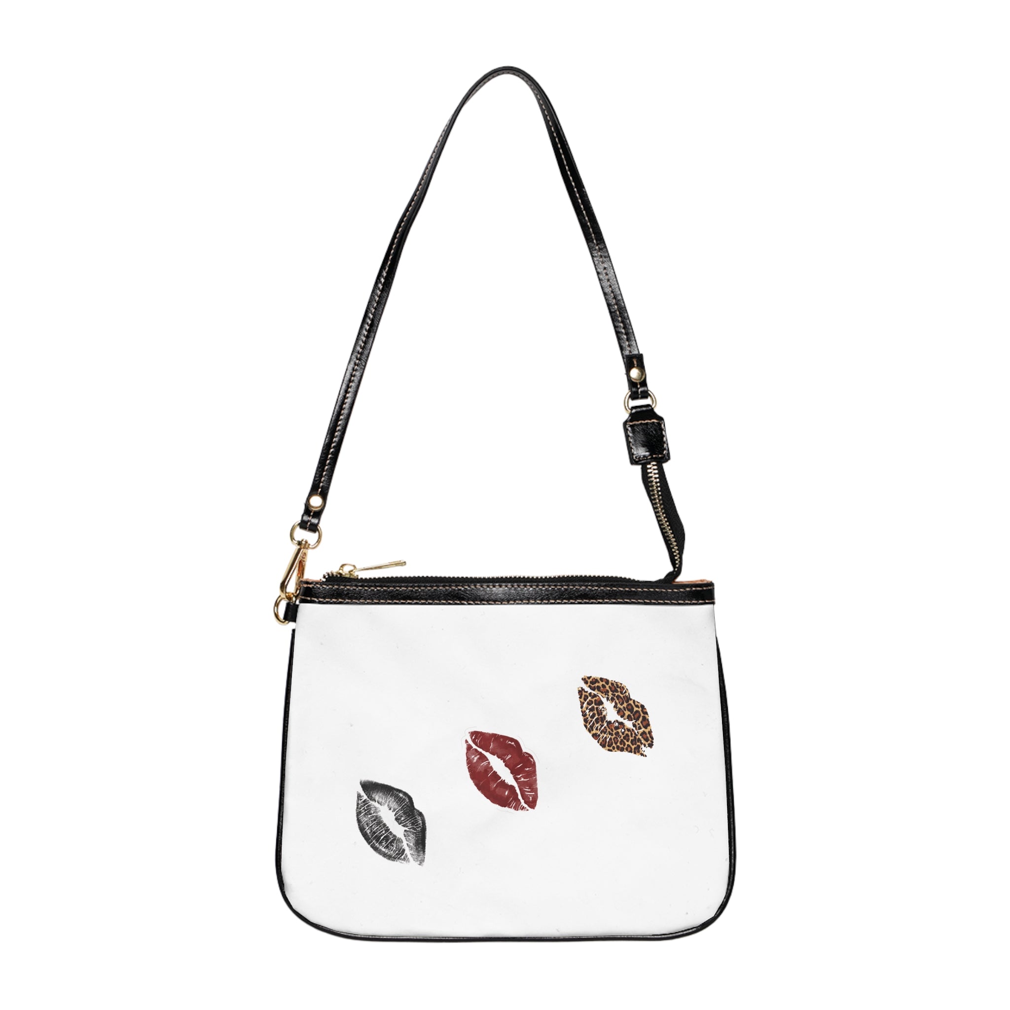 Chic Small Shoulder Bag with Leopard Design
