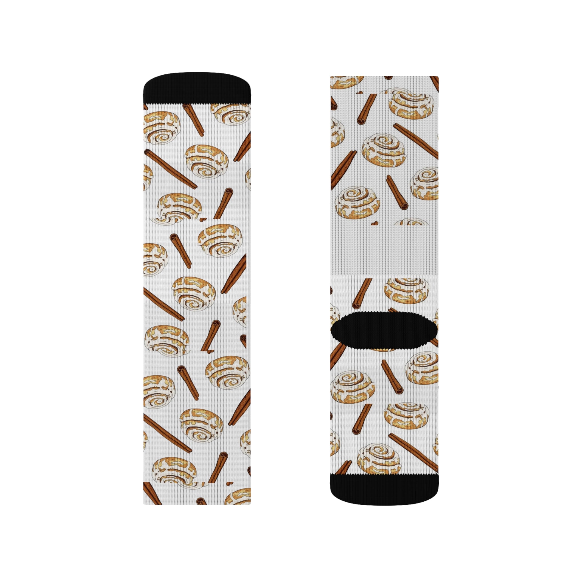 Cinnamon Roll Socks | Cozy Socks, Foodie Gift, Fun Sockwear, Cute Accessories, Baking Lover Gift