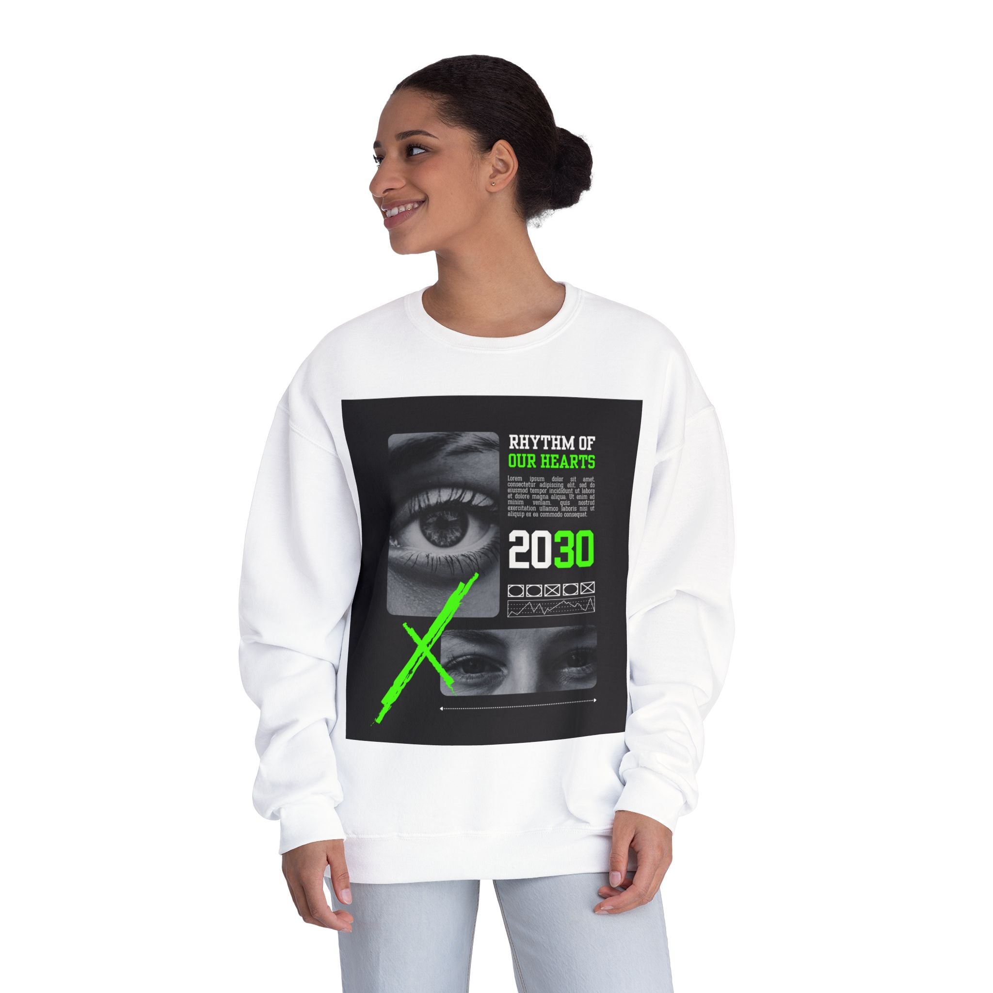 Futuristic Graphic Sweatshirt