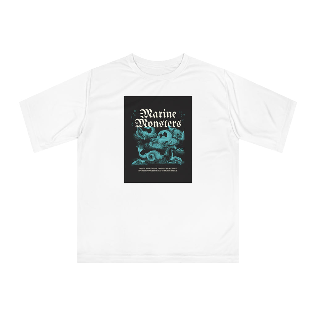 Marine Monsters Unisex Performance T-Shirt, Graphic Tee for Ocean Lovers, Casual Wear, Beach Days, Gift for Adventurers, Everyday Comfort
