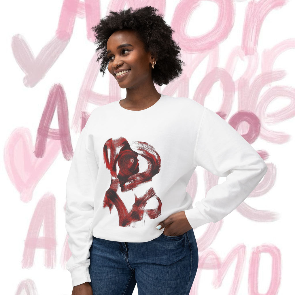 Artistic Floral Crewneck Sweatshirt