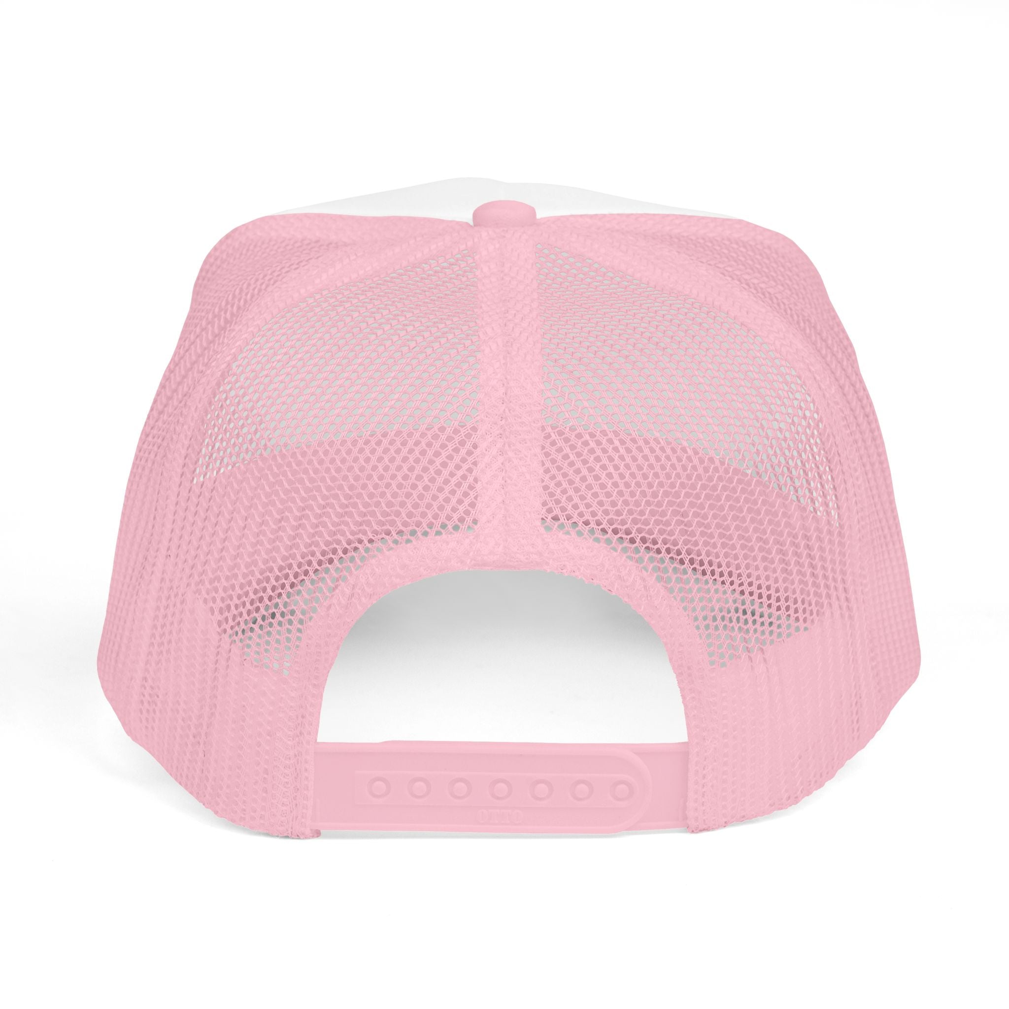 Stylish Foam Trucker Hat with Heart Embroidery