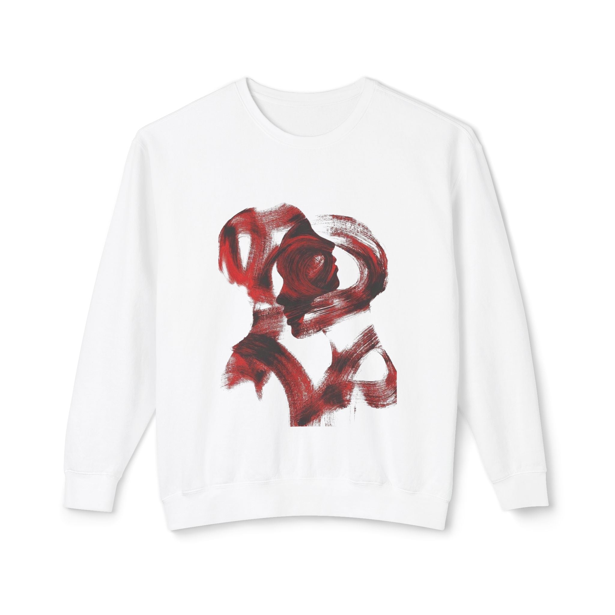 Artistic Floral Crewneck Sweatshirt